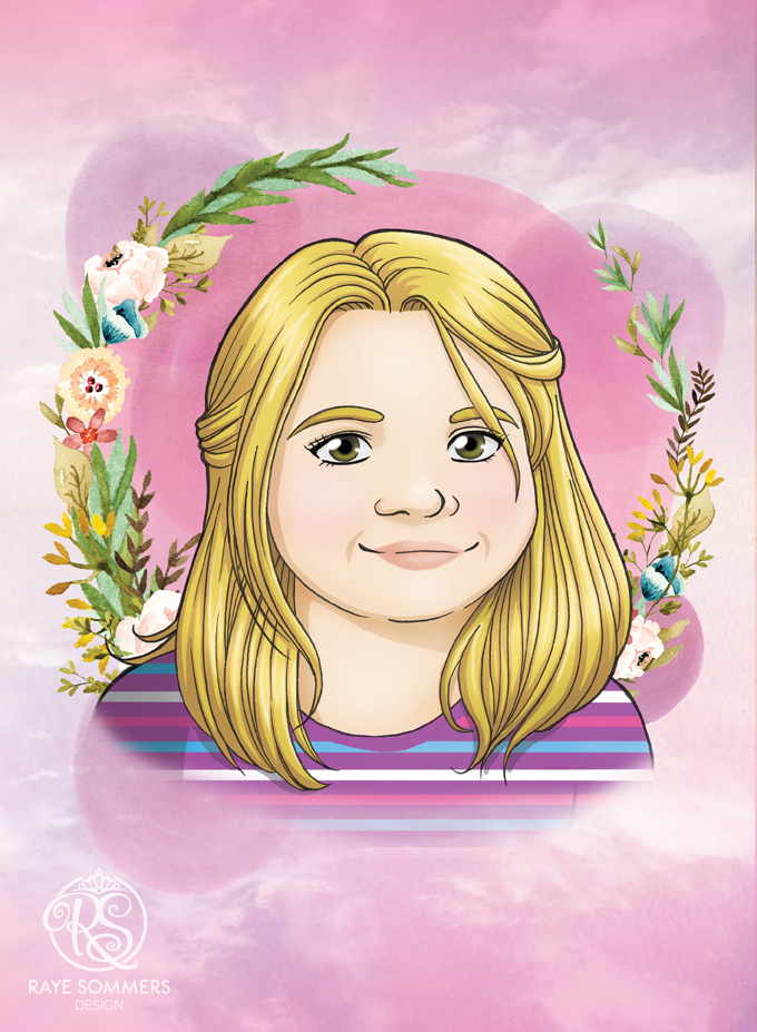 Portrait of a young girl