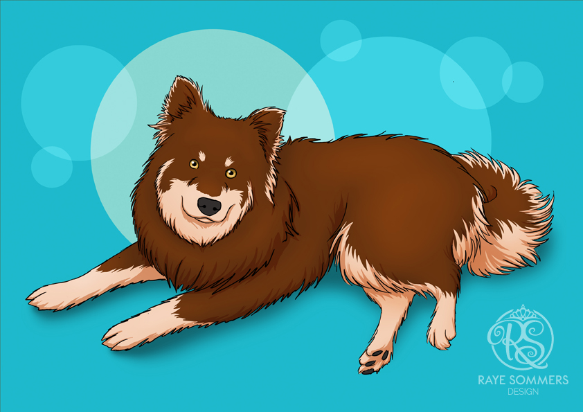 Illustration of a dog