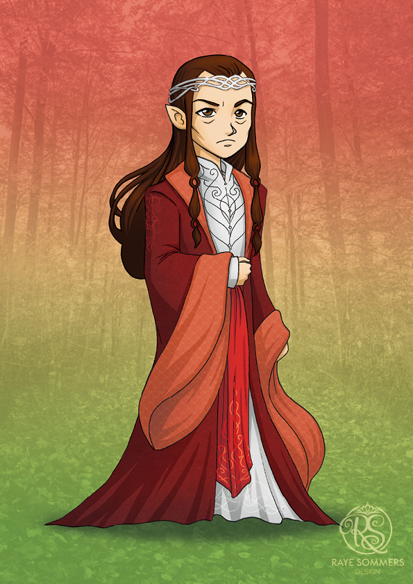 Chibi Elrond from Lord of the Rings