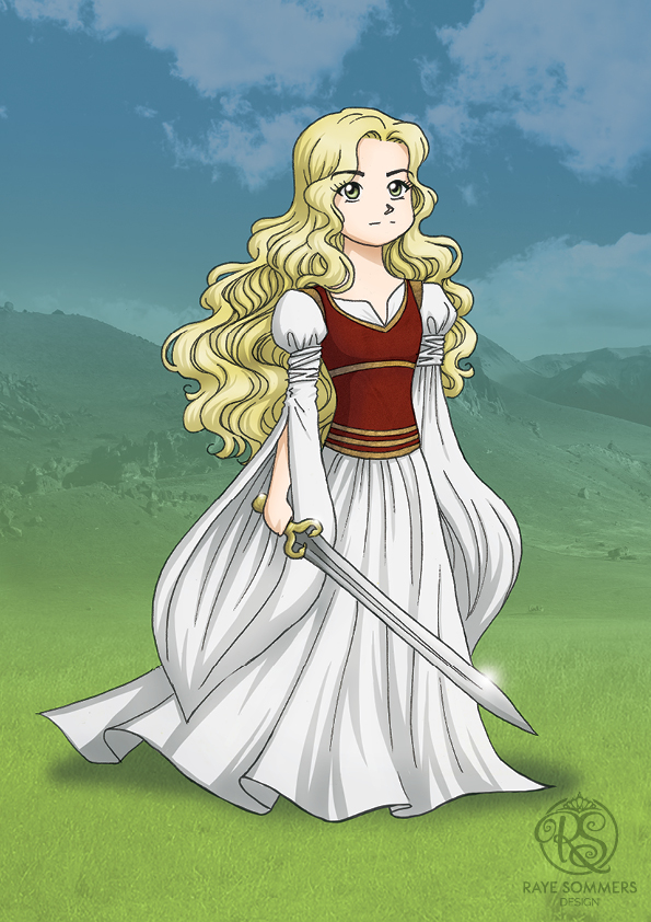 Chibi Eowyn from Lord of the Rings