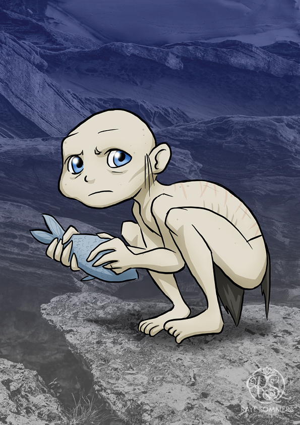 Chibi Gollum from Lord of the Rings