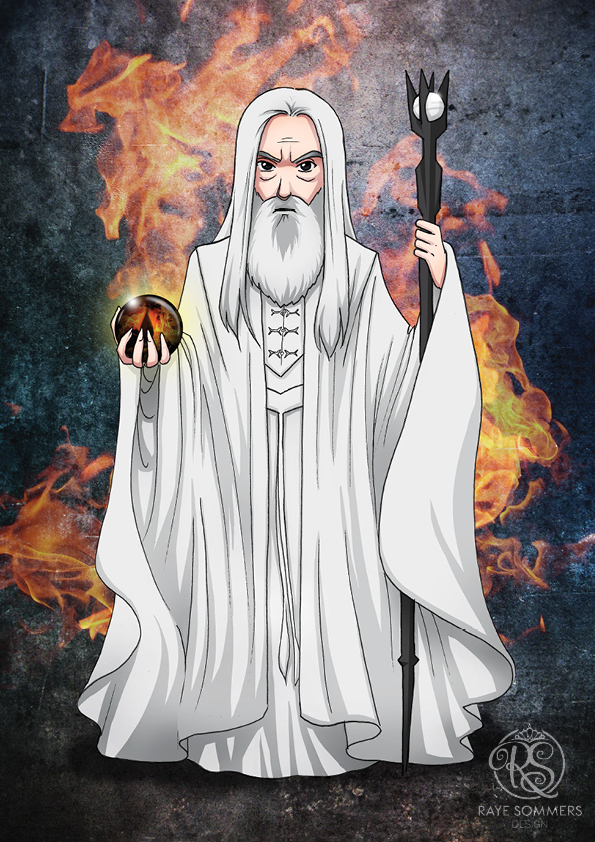 Chibi Saruman from Lord of the Rings