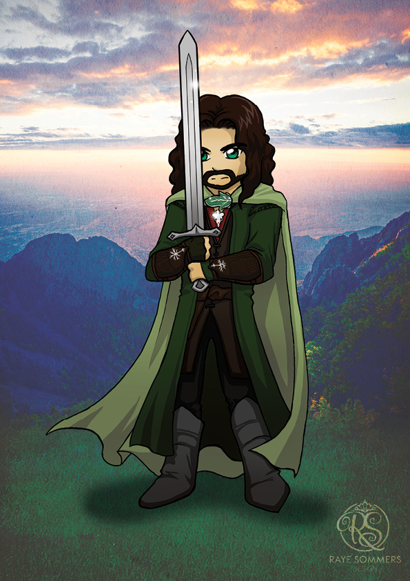 Chibi Aragorn from Lord of the Rings