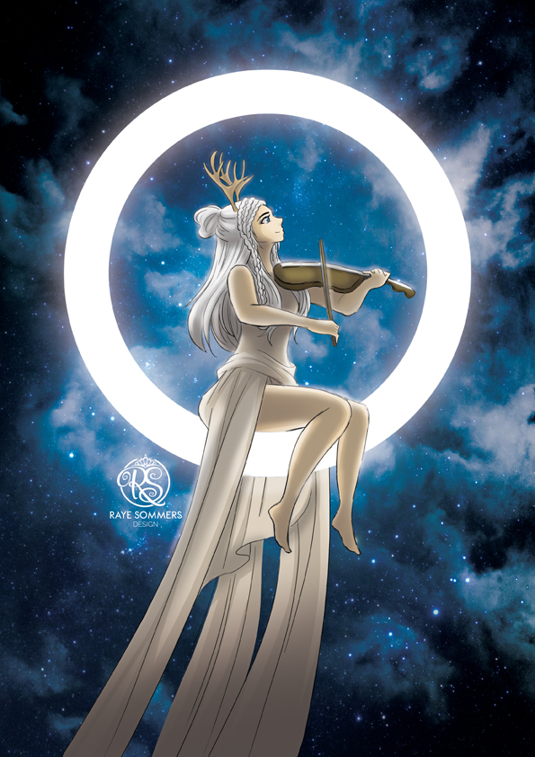 Lindsey Stirling as her character, Artemis