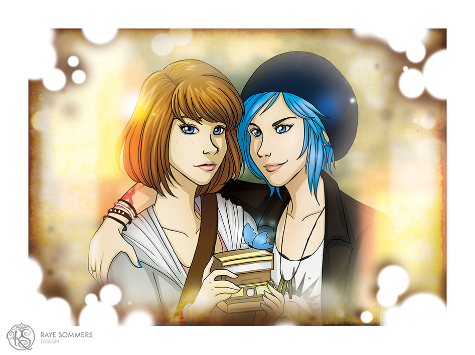 Chloe and Max from the Life Is Strange game