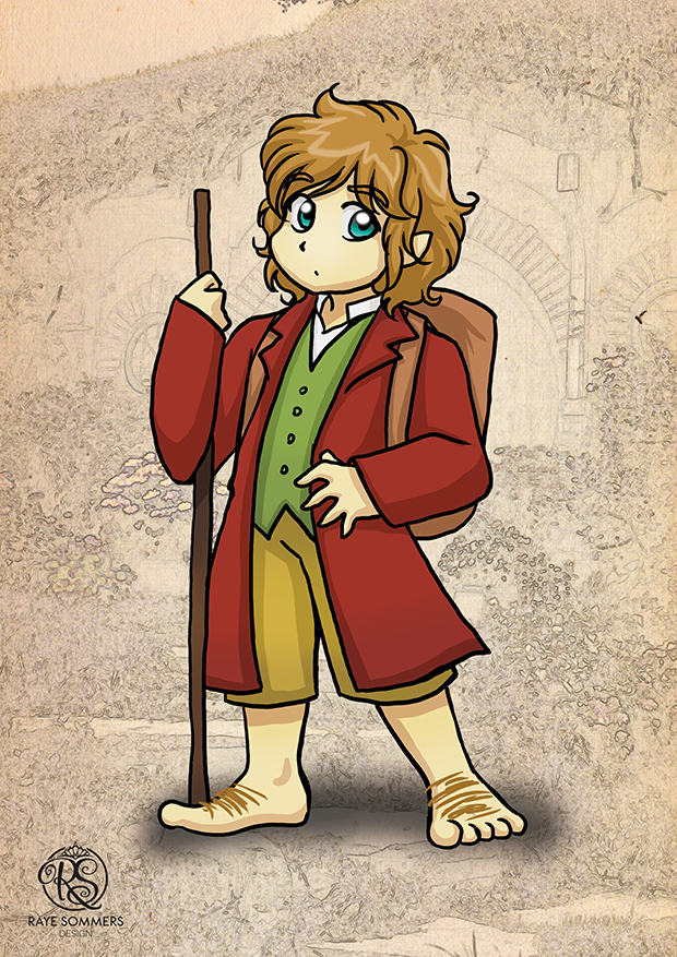 Chibi Bilbo Baggins from the Hobbit trilogy